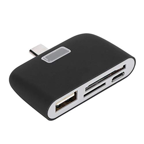 USB C Kartenleser, SD/TF/USB Kartenleser, USB C zu USB Adapter, 4 in 1 USB C Hub für Computer IOS/Android Handy Laptop MAC von Cuifati
