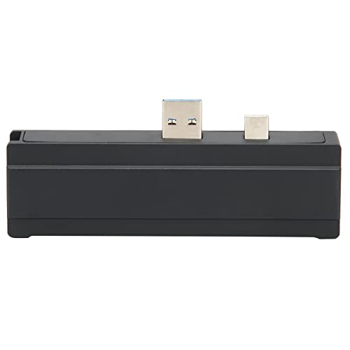 USB-Dockingstation für Surface Pro 4 5 6, 5-in-1-Dock-Konverter-Adapter, Laptop-Hub mit 2 USB3.0 (5 Gbit/s), HDMI-Adapter 4K, SD-TF-Kartenleser-Steckplatz, Kompatibel für Win 10 8 (Schwarz) von Cuifati