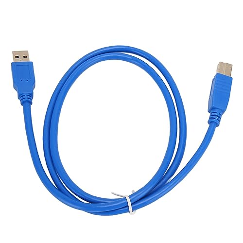 USB-Druckerkabel, USB-Typ-A-auf-B-Kabel, 4,9 Fuß Lang, 5 Gbit/s Hochgeschwindigkeits-Druckerscanner, PVC-Kupferkabel für Festplattengehäuse, Netzwerkkameras, Digitalkamera von Cuifati