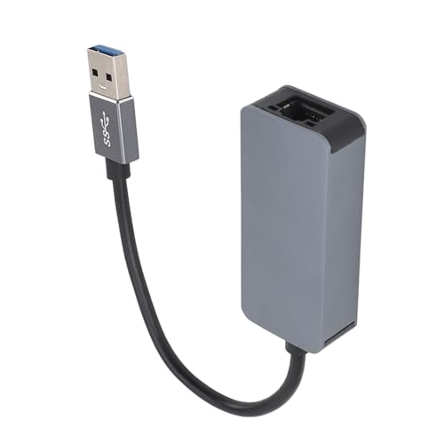 USB-auf-Ethernet-Adapter, Tragbarer USB 3.0 auf 2,5 G RJ45-Ethernet-Adapter, USB-Netzwerkadapter, Gigabit-LAN-Adapter für Laptop für Mac für Surface von Cuifati