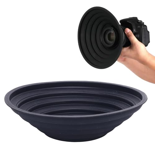 Universelle Objektivhaube für 50-70 Mm DSLR-Kamera, Kamera-Objektivhaube Shade Anti Reflection Silikon Faltbare Kapuzeabdeckung, Machen Sie Keine Reflexionsfotos Video Video von Cuifati