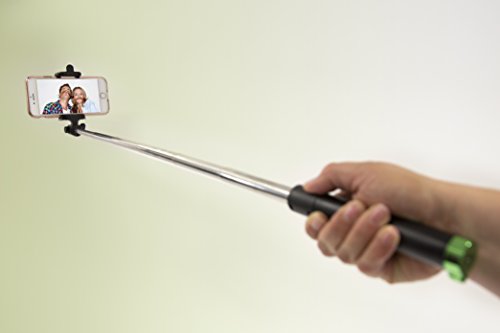 CULLMANN - 50110 - SMARTselfie Easy - Klemmbereich bis max. 85 mm - Bluetooth zur Kameraauslösung - iOS und Android - Silber von Cullmann