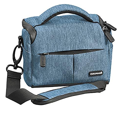 Cullmann 90283 Malaga Vario 200 Kamera Tasche mit Trageriemen – Blau, 140x90x75 von Cullmann