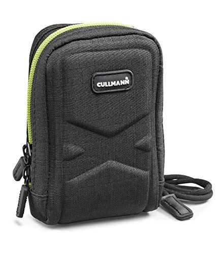 Cullmann - 91570 - Oslo Compact 200 Kameratasche für Kompaktkameras (Innenmaße 70x100x30mm), schwarz/Lemon von Cullmann
