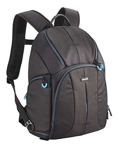 Cullmann 97866 SYDNEY pro TwinPack 600+, 2in1 Fotorucksack/Daypack, Wanderrucksack, für Spiegelreflexkameras und Zubehör, Innenmaß Kamerafach 320x400x150mm, Schwarz von Cullmann