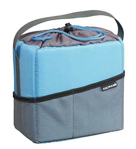 Cullmann 98610 Medium Shock Schutztasche für CSC- und DSLR-Ausrüstung – Cyan/Grau von Cullmann