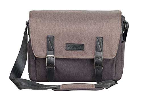 Cullmann Bristol Maxima 333+ Kameratasche im Messenger-Stil mit Tablet-Fach, Farbe braun, 300x210x100mm von Cullmann