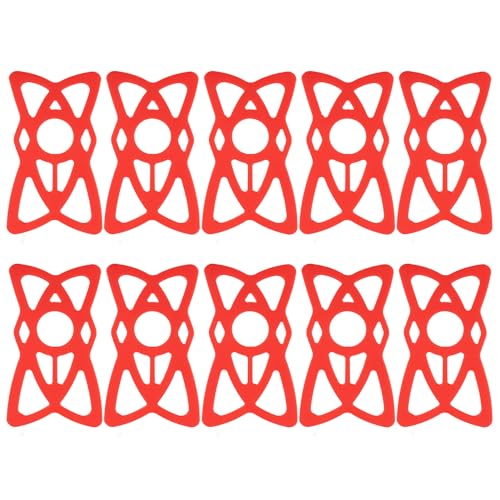 Culnflun Bike Telefon Mount Tether -Lenker Cradlerhalter Band Silikon Motorrad Telefonhalter für Mountain Road Cycle Langleichter leichtes Einfach installieren 10pcs (Rot) von Culnflun