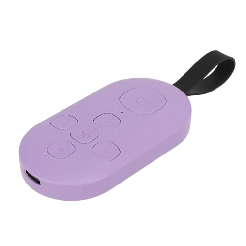 Culnflun Bluetooth-Fernbedienung, wiederaufladbarer Pageturner, Remote-Selfie-Halter, drahtloser Bluetooth-Sensor für Android/iPhone/Ipad/Samsung Telefon und Tablet (Lila) von Culnflun