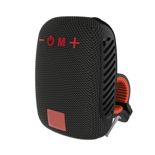 Culnflun Bluetooth Lautsprecher, portabler Mini-Lautsprecher Dusche, Tragbares Dual-Pairing-UKW-Radio, mit Speicherkartenhalter, 20 Meter Bluetooth Reichweite und intensiver Bass (Schwarz) von Culnflun