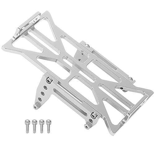 Culnflun RC Aluminiumlegierung Batterie -Board -Stoßfänger Ersatz für axiales SCX24 90081 C10 1/24 RC -Auto (Silber) von Culnflun