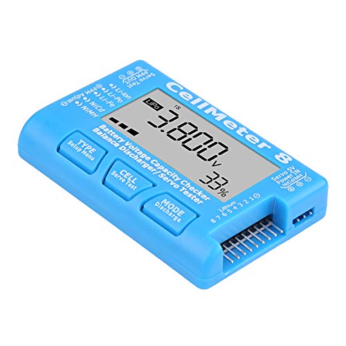 Culnflun RC Cellmeter 8 Digitale Batteriekapazitätsspannungsprüfer Messgerät hohe Sichtbarkeit LCD -Display -Bildschirm Batterie -Tester für RC -Enthusiasten und Hobbyisten Culnflun RC Cellmeter 8 Digitale Batteriekapazitätsspannungsprüfer Messgerät hohe Sichtbarkeit LCD -Display -Bildschirm Batterie -Tester für RC -Enthusiasten und Hobbyisten von Culnflun