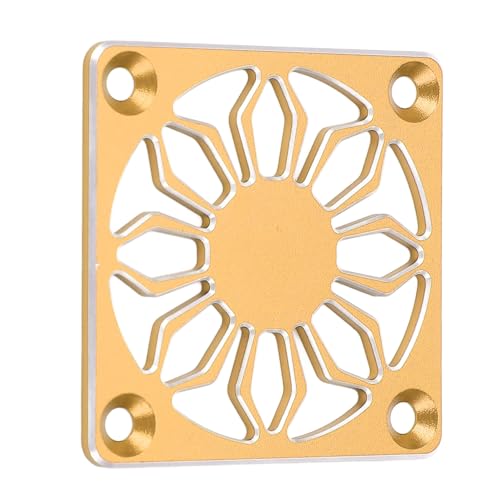 Culnflun RC -Kühllüfterabdeckung Aluminiumlegierung Elektromotor Kühllüfterschutz für RC -Auto (Gold) von Culnflun