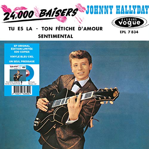 Johnny Hallyday: Ep No07 - 24 000 Baisers (Sky Blue) [Winyl] [Vinyl Single] von Culture Factory (H'Art)
