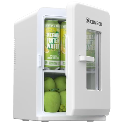 Cumeod 15 Liter/ 21 Dosen Mini Kühlschrank, 2 in 1 Kleiner Kühlschrank mit Kühl- und Heizfunktion, 12V DC/220V AC für Autos, Büros und Schlafsäle, Getränke, Kosmetik, Schwarz, Max- & Eco-Modus, Weiß Cumeod 15 Liter/ 21 Dosen Mini Kühlschrank, 2 in 1 Kleiner Kühlschrank mit Kühl- und Heizfunktion, 12V DC/220V AC für Autos, Büros und Schlafsäle, Getränke, Kosmetik, Schwarz, Max- & Eco-Modus, Weiß von Cumeod