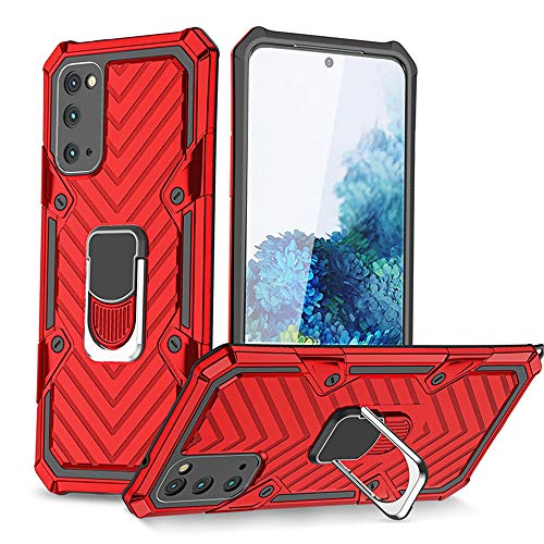 Cuoqing Handyhülle für Samsung Galaxy S20 Hülle, Samsung S20 Hülle, [Military Grade Schutz] Silikon Stoßfest 360 Grad Drehung Fingerring Ständer hüllen Hull für Samsung Galaxy S20 von Cuoqing