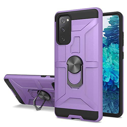 Cuoqing Samsung Galaxy S20 FE hülle, Handyhülle Samsung S20 FE, 360 Grad Ring Handy Hüllen Cover Bumper Schutzhülle Handyhülle Hull für Samsung Galaxy S20 FE,Purple von Cuoqing