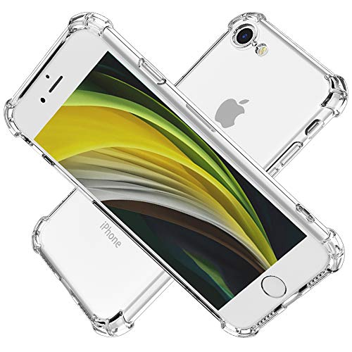 Cuoqing iPhone SE(2020) Hülle, iPhone 8 Hülle, Transparente Farbe iPhone 7 Hull Hülle Sanft TPU handyhülle für iPhone SE/iPhone 8 iPhone 7,Clear von Cuoqing