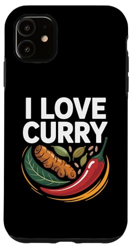 I Love Curry Kurkuma Chili Leaf Art Hülle für iPhone 11 I Love Curry Kurkuma Chili Leaf Art Hülle für iPhone 11 von Curry Enthusiasts Turmeric Spice Fans
