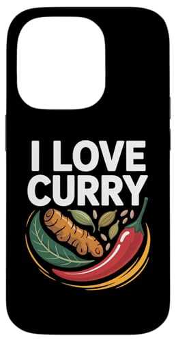 I Love Curry Kurkuma Chili Leaf Art Hülle für iPhone 14 Pro I Love Curry Kurkuma Chili Leaf Art Hülle für iPhone 14 Pro von Curry Enthusiasts Turmeric Spice Fans