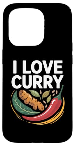 I Love Curry Kurkuma Chili Leaf Art Hülle für iPhone 15 Pro I Love Curry Kurkuma Chili Leaf Art Hülle für iPhone 15 Pro von Curry Enthusiasts Turmeric Spice Fans