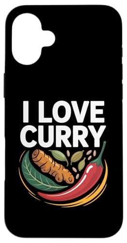 I Love Curry Kurkuma Chili Leaf Art Hülle für iPhone 16 Plus I Love Curry Kurkuma Chili Leaf Art Hülle für iPhone 16 Plus von Curry Enthusiasts Turmeric Spice Fans