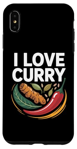 I Love Curry Kurkuma Chili Leaf Art Hülle für iPhone XS Max I Love Curry Kurkuma Chili Leaf Art Hülle für iPhone XS Max von Curry Enthusiasts Turmeric Spice Fans