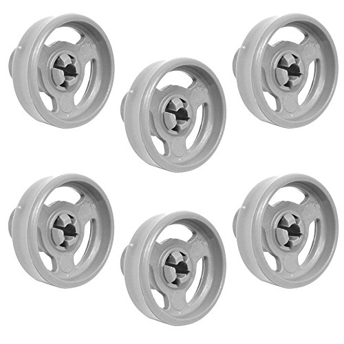 Original Unterer Korb Räder und Achsen für CURRYS cdw60 W10 Geschirrspüler (Pack von 6) von Currys