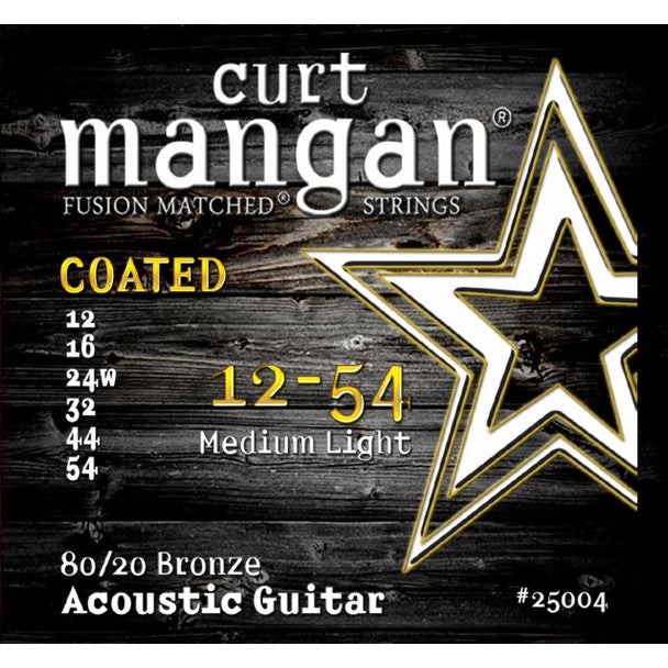 Curt Mangan 80/20 Bronze Coated 12-56 Steel-String Acoustic Guitar Strings von Curt Mangan
