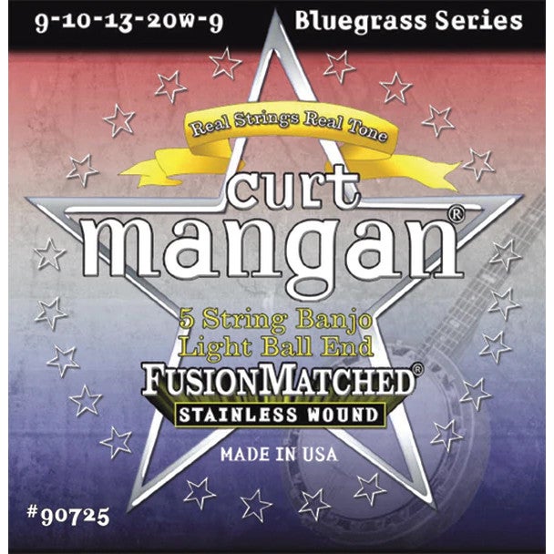 Curt Mangan Banjo Light 5-string Ball-End Stainless 5-String Banjo Strings von Curt Mangan