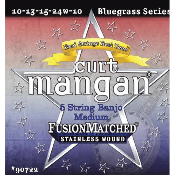 Curt Mangan Banjo Medium 5-string Loop End Stainless 5-String Banjo Strings von Curt Mangan
