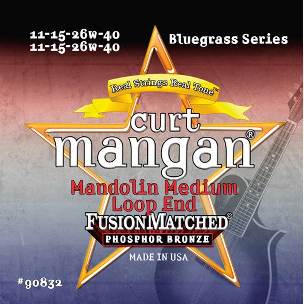 Curt Mangan Mandolin 11-40 Medium Mandolin Strings von Curt Mangan