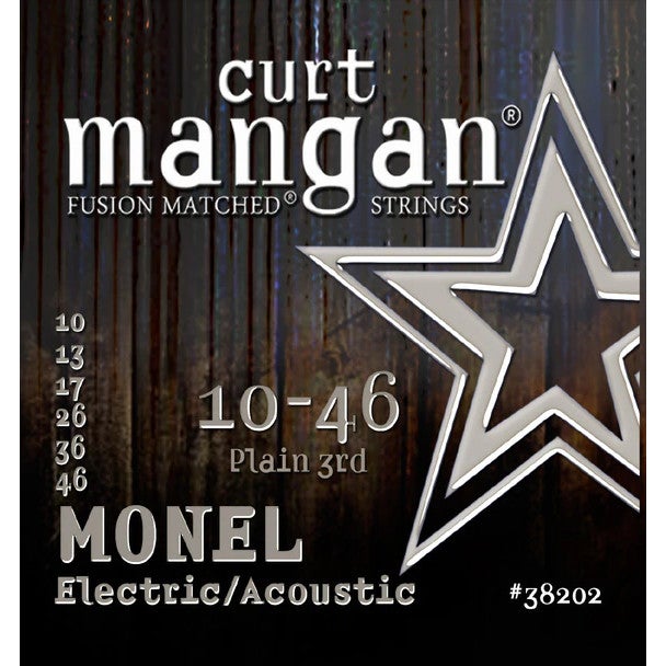 Curt Mangan Monel Hex Core 10-46 Steel-String Acoustic Guitar Strings von Curt Mangan