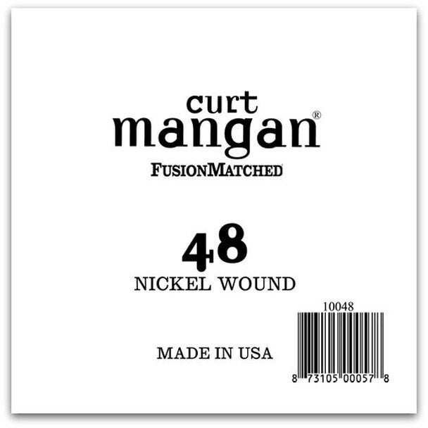 Curt Mangan Nickel Wound .48 Single Guitar String von Curt Mangan