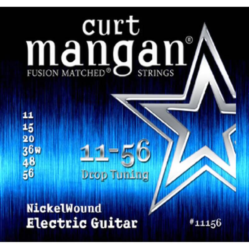Curt Mangan Nickel Wound 11-56 Drop Tuning Electric Guitar Strings von Curt Mangan