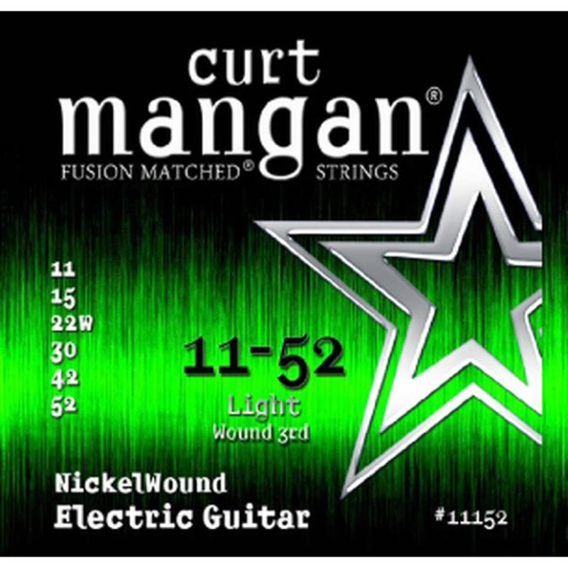 Curt Mangan Nickel Wound 3rd 11-52 Electric Guitar Strings von Curt Mangan