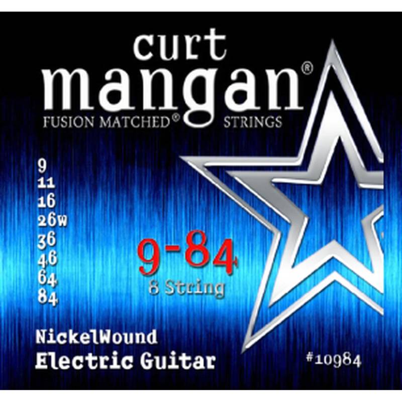Curt Mangan Nickel Wound 9-84 8-String Electric Guitar Strings von Curt Mangan