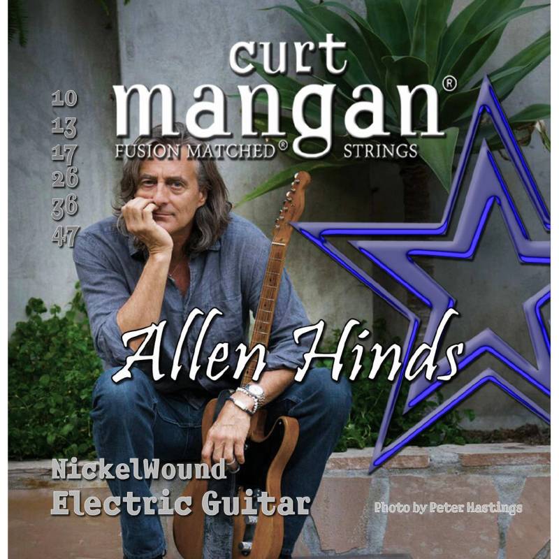 Curt Mangan Nickel Wound Allen Hinds 10-47 Signature Electric Guitar Strings von Curt Mangan