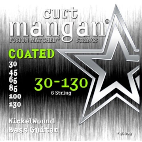 Curt Mangan Nickel Wound Coated 30-130 6-String 6-String Electric Bass Guitar Strings von Curt Mangan