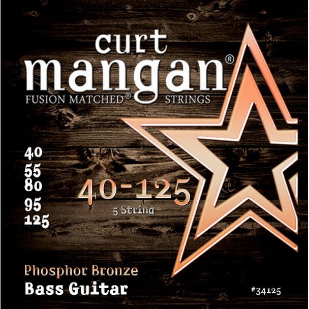 Curt Mangan Phosphor Bronze 40-125 5-String 5-String Acoustic Bass Guitar Strings Curt Mangan Phosphor Bronze 40-125 5-String 5-String Acoustic Bass Guitar Strings von Curt Mangan