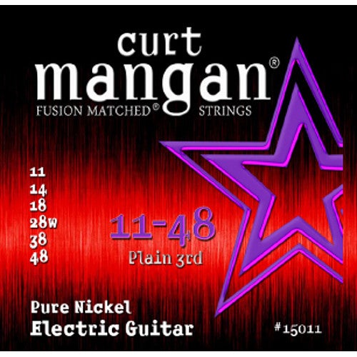 Curt Mangan Pure Nickel 11-48 Saitensatz für E-Gitarre von Curt Mangan