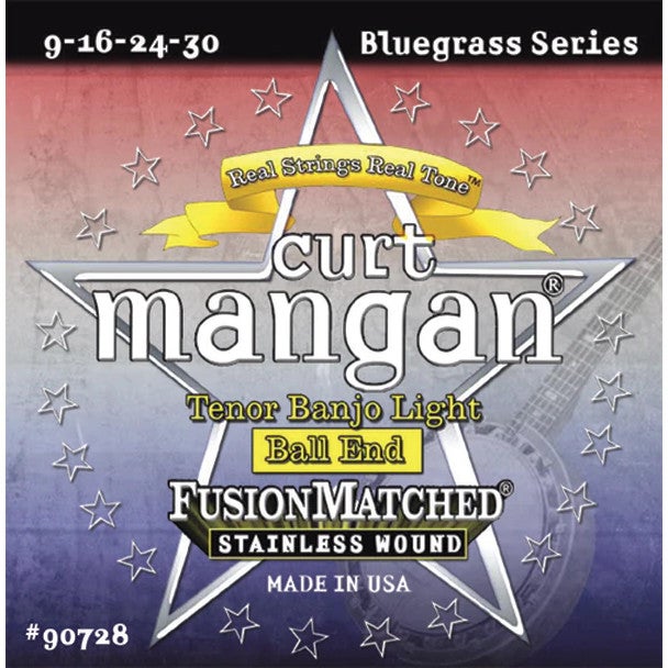 Curt Mangan Tenor Banjo Light Ball-End Stainless Tenor Banjo Strings von Curt Mangan