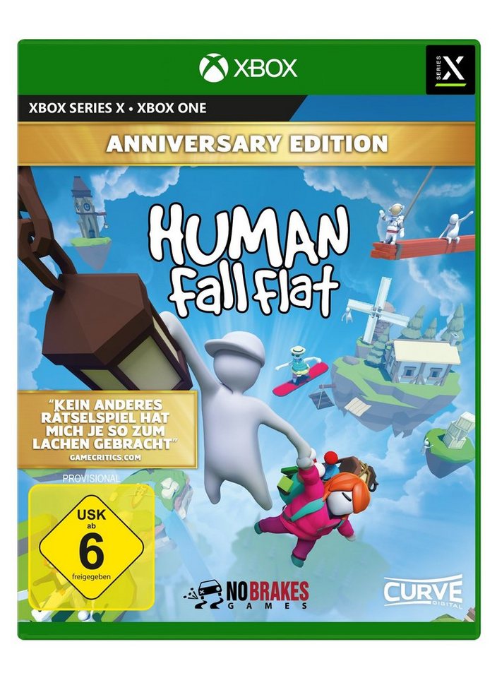 Human Fall Flat Anniversary Edition Xbox One, Xbox Series X von Curve Digital