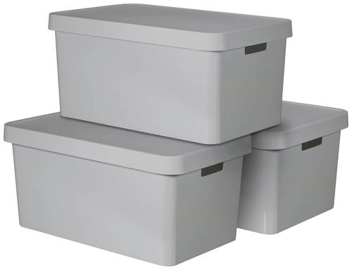 Curver 240659 Kunststoffbox INFINITY (B x H x T) 560 x 270 x 390mm Grau 3St. von Curver