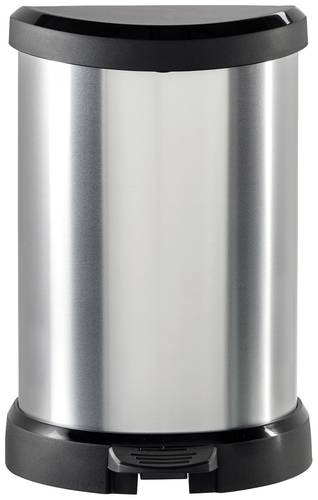 Curver DECO Bin 240568 Mülleimer 15l (B x H x T) 303 x 448 x 268mm Silber, Schwarz 1St. von Curver