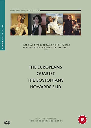 Merchant Ivory Boxset DVD (The Europeans / Quartet / The Bostonians / Howard's End) [DVD] [2020] von Curzon Film