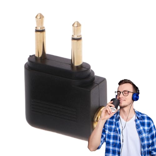 Cushangty Airline -Kopfhöreradapter, Flugzeug -Kopfhöreradapter | Tragbarer Kopfhörer -Steckeradapter,Leichte Luftfahrt -Headsets & Gegensprecher für Filmdialoge, Musikmelodien, Spiel Cushangty Airline -Kopfhöreradapter, Flugzeug -Kopfhöreradapter | Tragbarer Kopfhörer -Steckeradapter,Leichte Luftfahrt -Headsets & Gegensprecher für Filmdialoge, Musikmelodien, Spiel von Cushangty