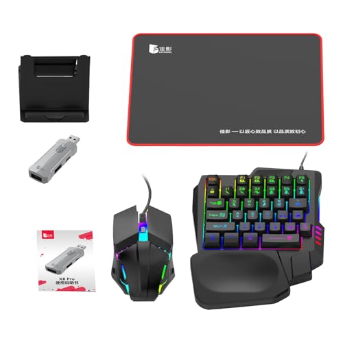 Cushangty Spieltastatur- und Mäuse -Kombination, Spielmäuse und Keyboard Combo,RGB -Tastatur und Mäuse | Konverter -Adapter halb Hand für Bürocodierung Streaming -Tipps -Präzisionsleistung Cushangty Spieltastatur- und Mäuse -Kombination, Spielmäuse und Keyboard Combo,RGB -Tastatur und Mäuse | Konverter -Adapter halb Hand für Bürocodierung Streaming -Tipps -Präzisionsleistung von Cushangty