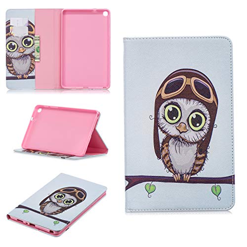 Custodia® 3D Relief Muster Flip Wallet Case für Samsung Galaxy Tab A 8 2019/Samsung Galaxy Tab A Plus 8 (Muster 12) von Custodia