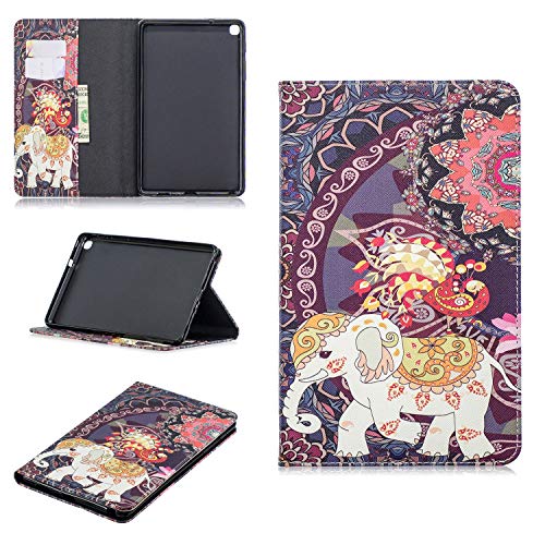 Custodia® 3D Relief Muster Flip Wallet Case für Samsung Galaxy Tab A 8 2019 / Samsung Galaxy Tab A Plus 8 (Muster 3) von Custodia